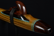 Lignum Vitae Native American Flute, Minor, Low C-4, #F48G